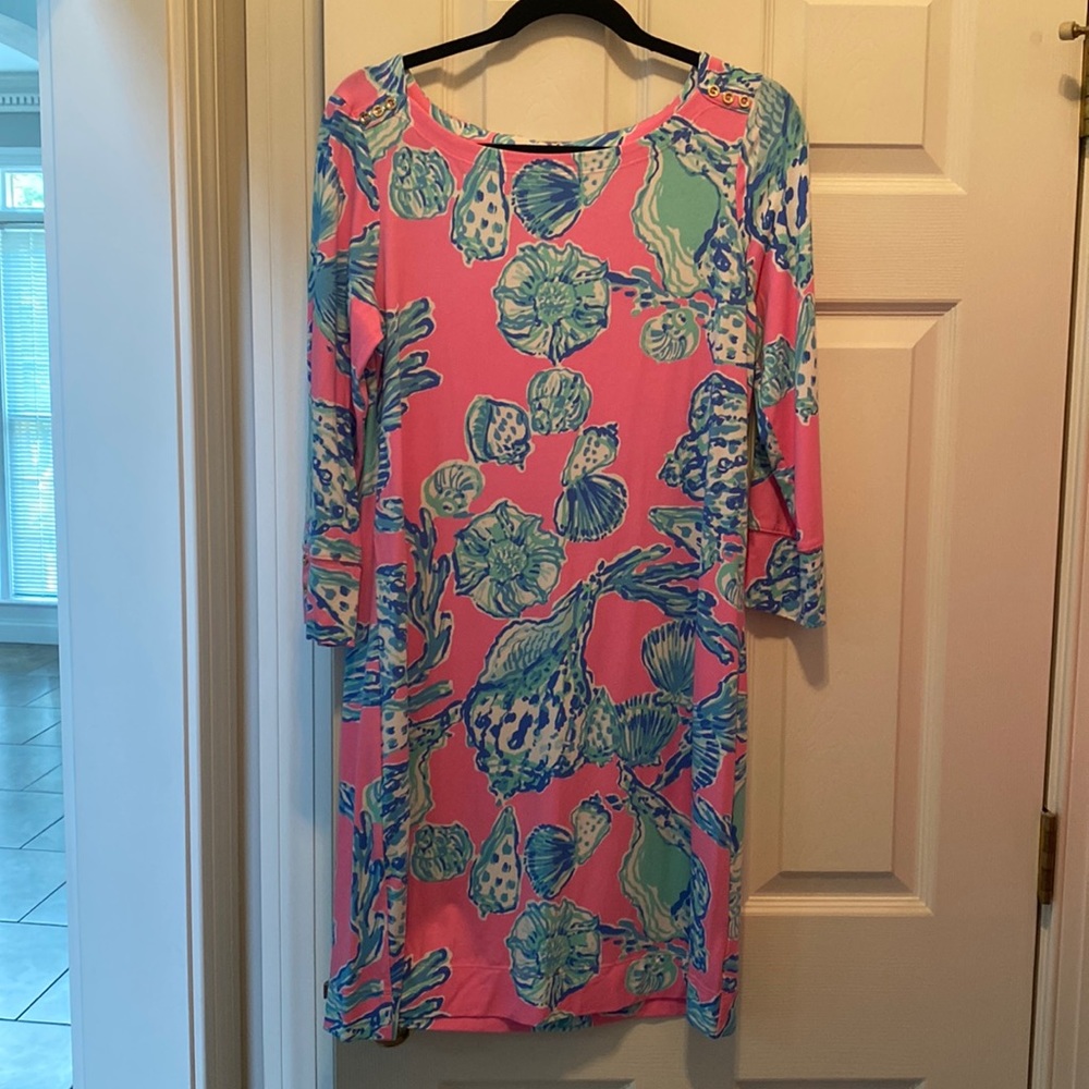 Lilly Pulitzer long sleeve shell dress